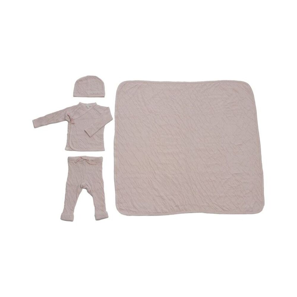 Barefoot Dreams  Barefoot Bundle Infant 4Pc Set, Pink